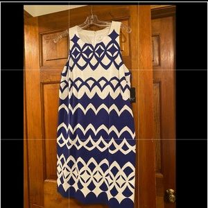 Blue and White Summer Dress